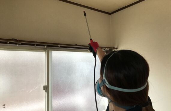 タバコのヤニ汚れを除去しお部屋内を消臭いたします | 岐阜市でリフォームを行う株式会社KTサービス